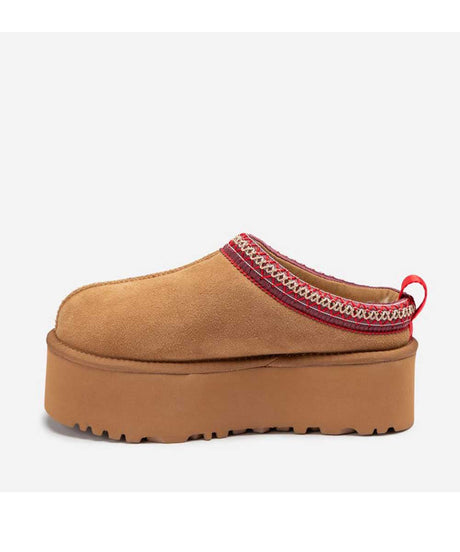 Women's UGG Tassy High Platform Moccasin | Red Kado