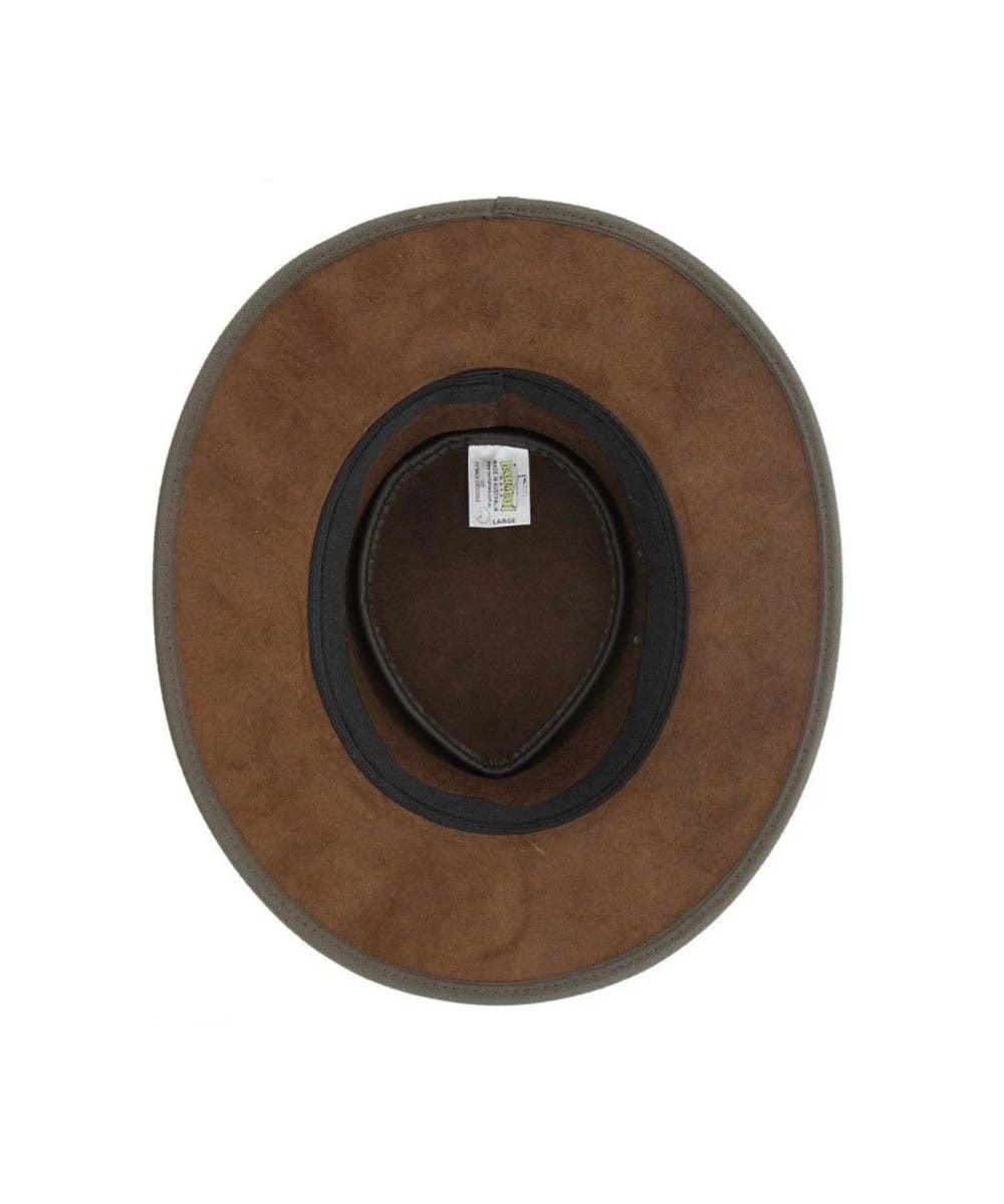 Barmah Outback 5 Crocodile Teeth Hat | Red Kado