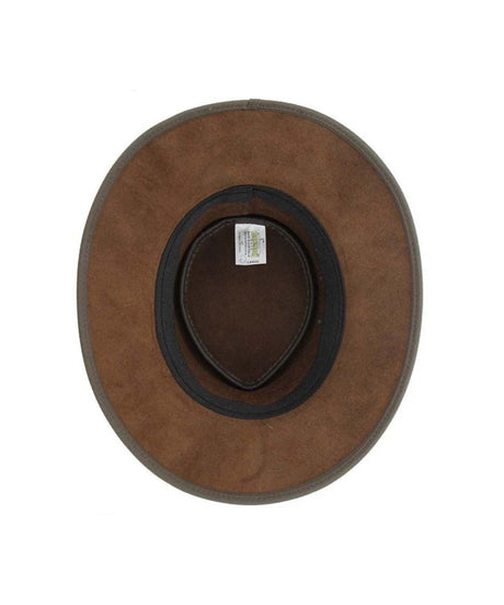 Barmah Outback 5 Crocodile Teeth Hat | Red Kado