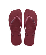 Havaianas Women's Slim Square Metalic Logo Thongs
