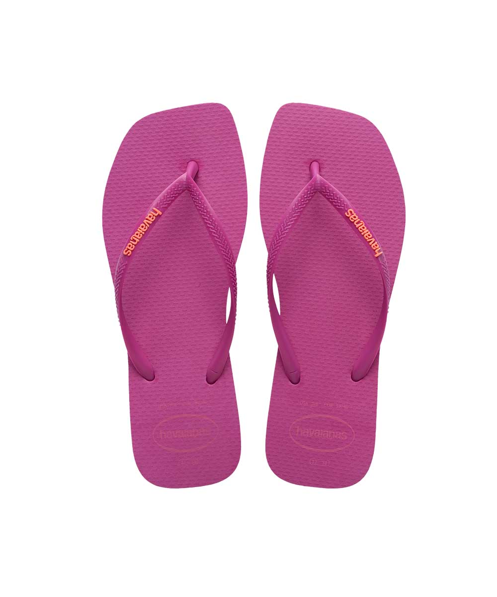 Havaianas Women's Slim Square Pop Thongs | Red Kado