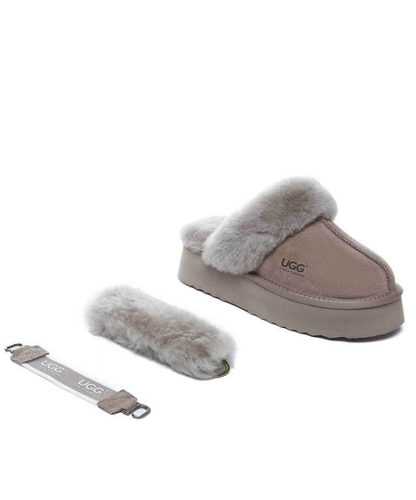 Women's UGG Bronny 3-Way Platform Slippers | Red Kado