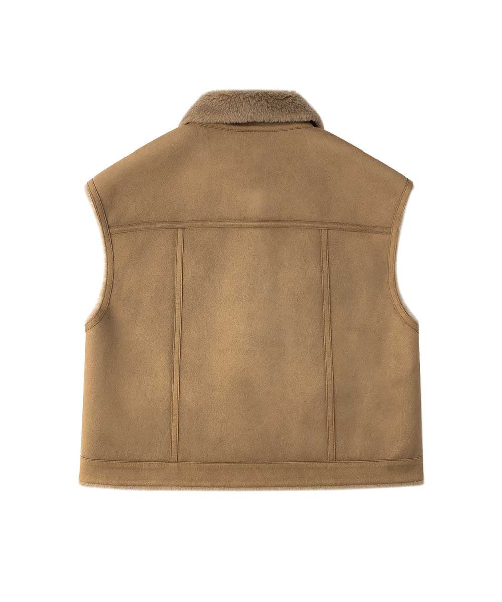 Women's Tayne Wool Vest | Red Kado