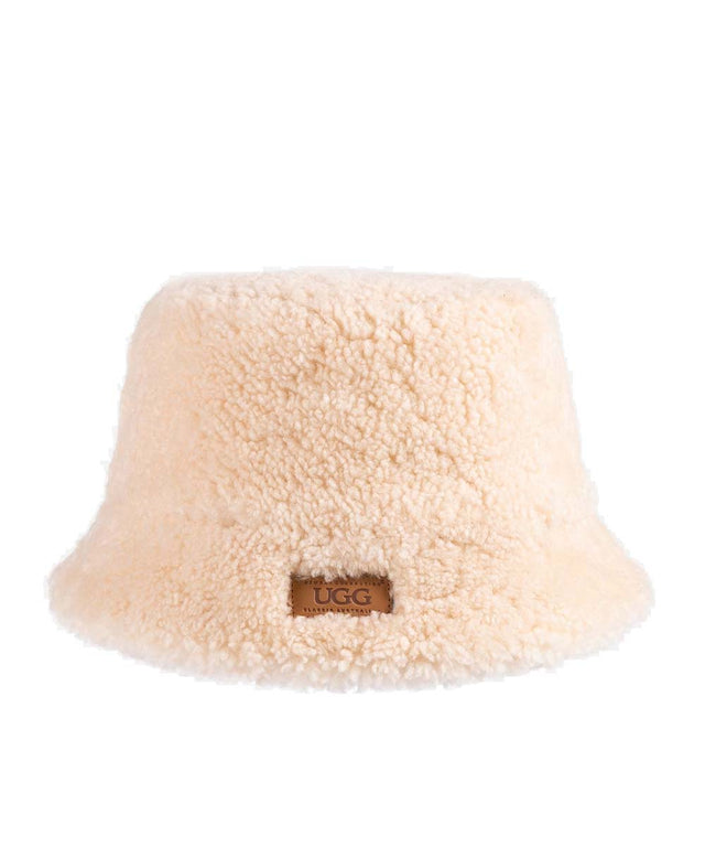 UGG Curly Wool Bucket Hat | Red Kado