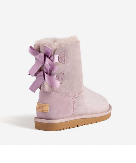 Kid’s UGG 2 Ribbon Boots | Red Kado