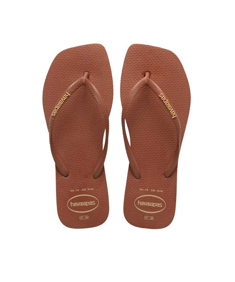 Havaianas Women's Slim Square Pop Thongs | Red Kado