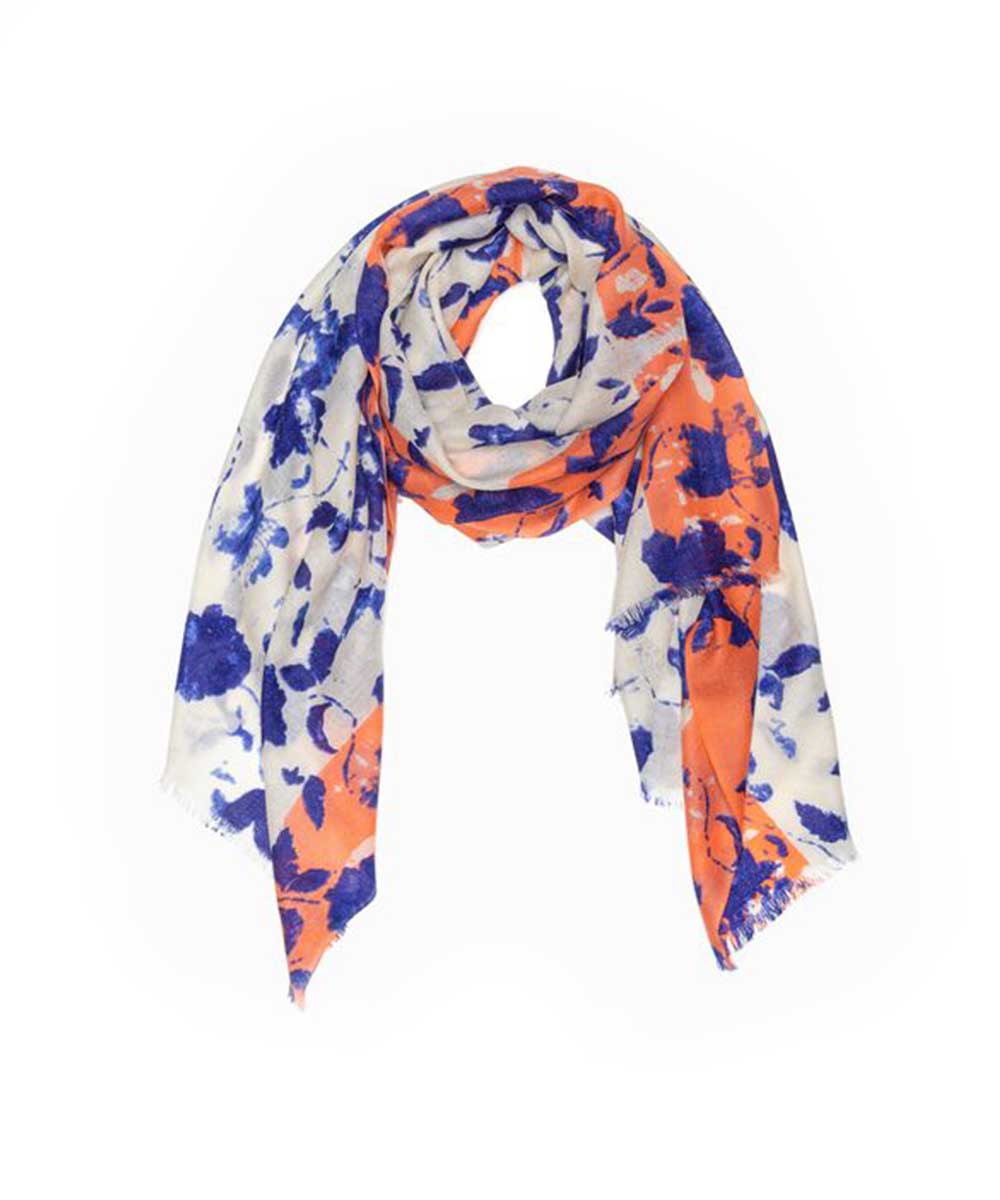 Wool Print UGG Scarf | Red Kado