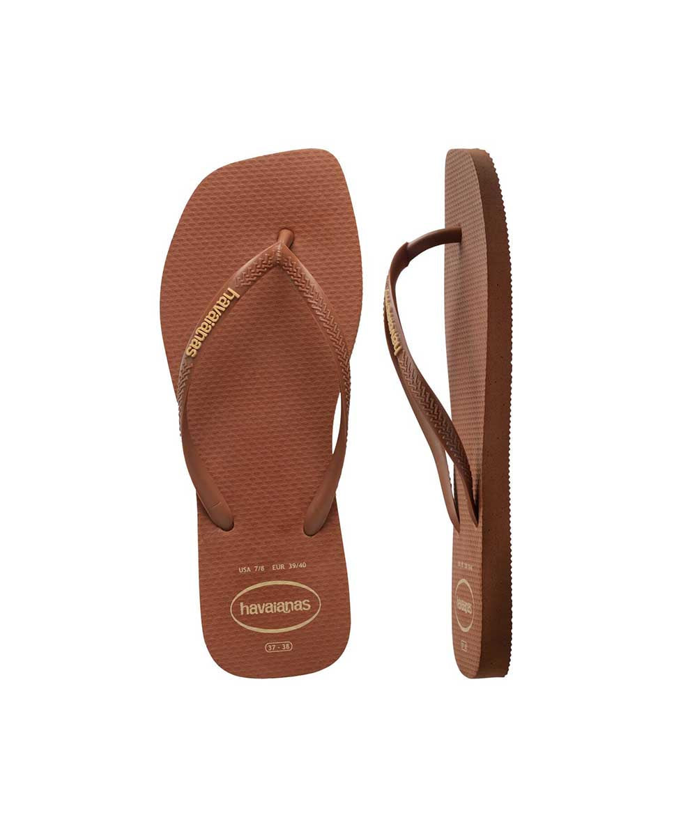 Havaianas Women's Slim Square Pop Thongs | Red Kado