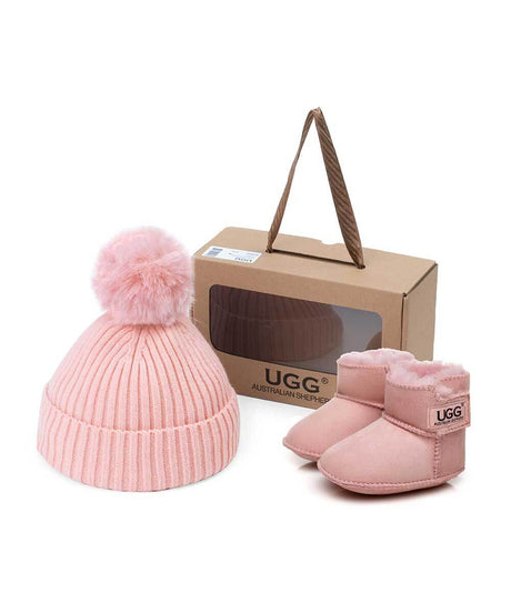 UGG Baby Beanie Bootie Gift Set | Red Kado