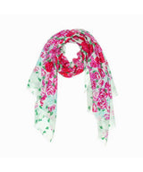 Wool Print UGG Scarf | Red Kado