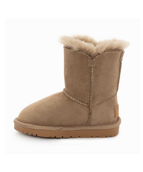 Kid’s UGG Classic Short Button Boot | Red Kado