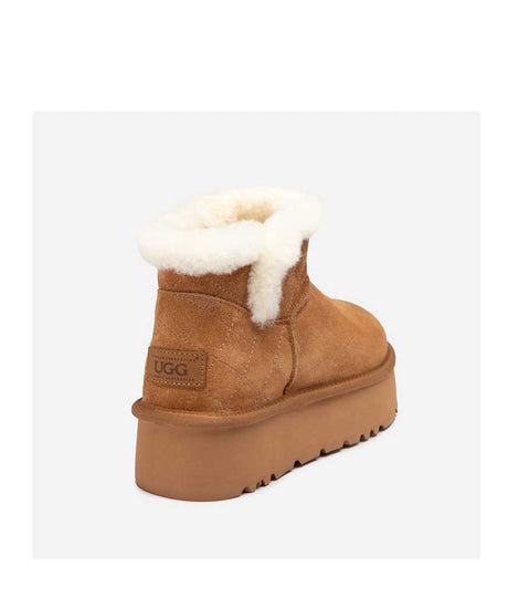 Women's UGG Logo Platform Boot | Red Kado