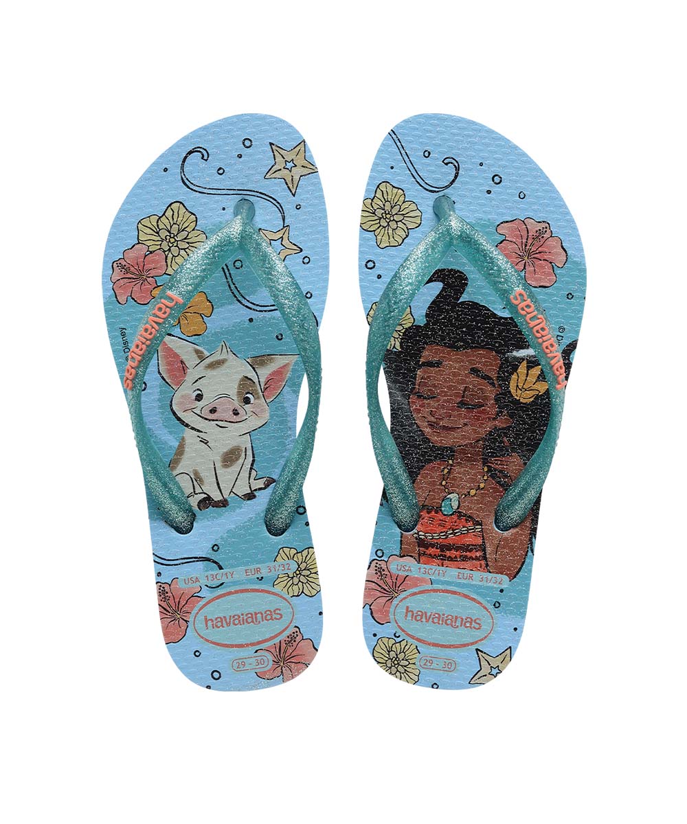 Havaianas Kids Slim Princess Toddler Thongs | Red Kado