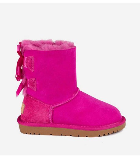 Kid’s UGG 2 Ribbon Boots | Red Kado