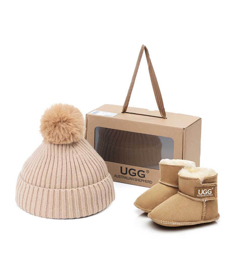 UGG Baby Beanie Bootie Gift Set | Red Kado