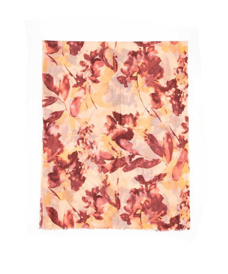 Wool Print UGG Scarf | Red Kado