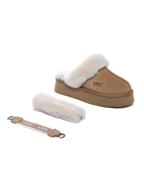 Women's UGG Bronny 3-Way Platform Slippers | Red Kado