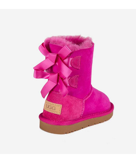 Kid’s UGG 2 Ribbon Boots | Red Kado