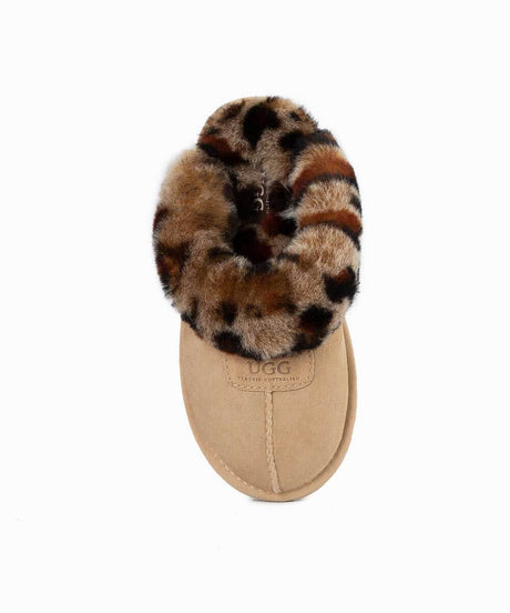 Kid’s UGG Leopard Scuff | Red Kado