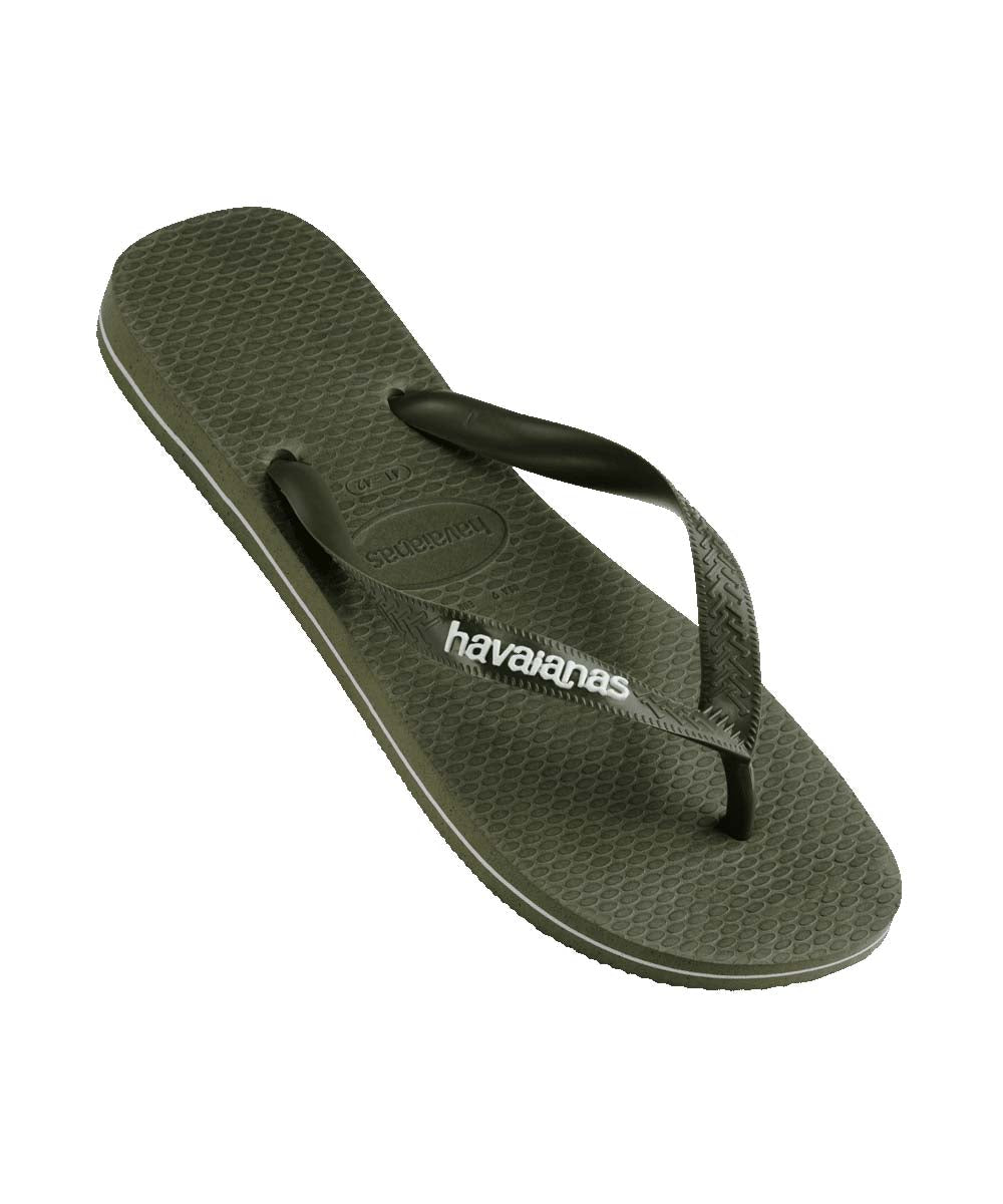 Havaianas Men's Rubber Logo Thongs | Red Kado