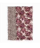 Wool Print UGG Scarf | Red Kado