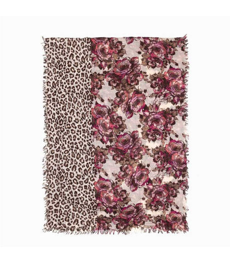 Wool Print UGG Scarf | Red Kado
