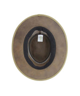 Barmah Foldaway Oiled Cooler Hat in Hickory