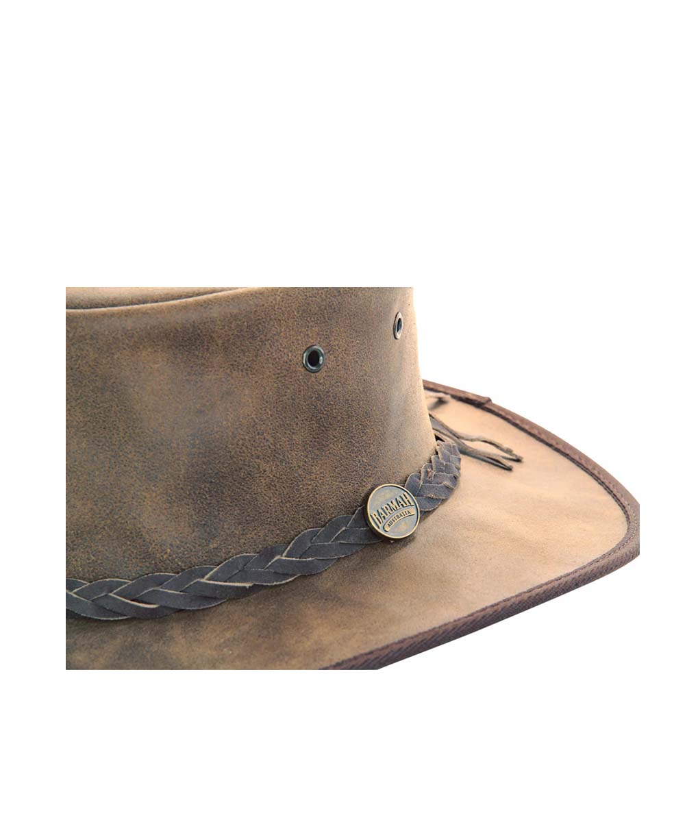 Barmah Squashy Saddler Hat | Red Kado