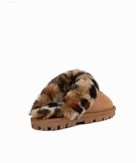 Kid’s UGG Leopard Scuff | Red Kado