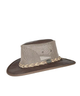 Barmah Squashy Roo Leather Cooler Hat | Red Kado