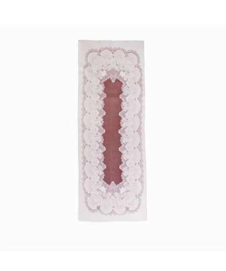 Merino Wool Print UGG Scarf | Red Kado