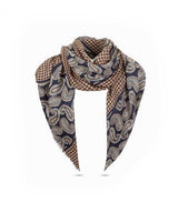 Merino Wool Print UGG Scarf | Red Kado