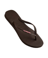 Havaianas Women's Slim Rubber Logo Thongs | Red Kado