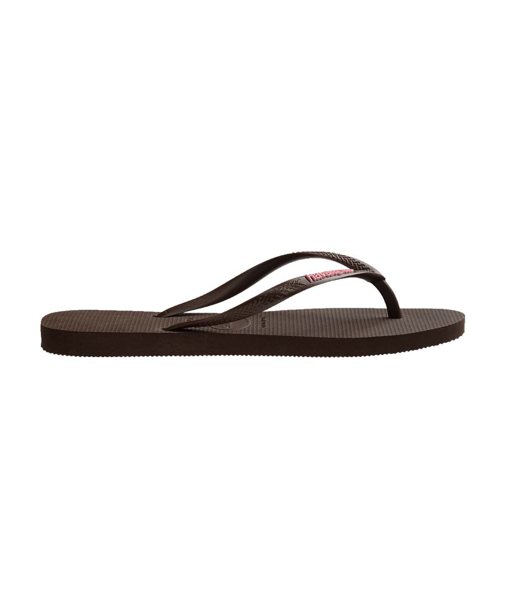 Havaianas Women's Slim Rubber Logo Thongs | Red Kado