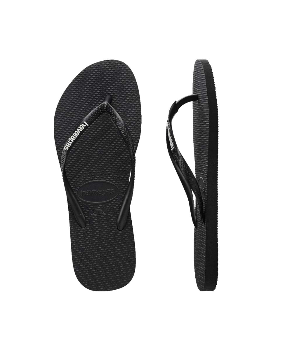 Havaianas Women's Slim Rubber Logo Thongs | Red Kado
