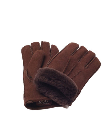 UGG Men Sheepskin Gloves | Red Kado