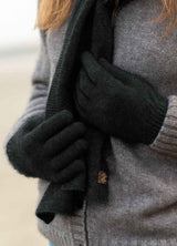 Merino Possum Gloves | Red Kado