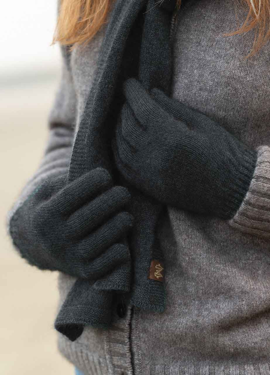 Merino Possum Gloves | Red Kado