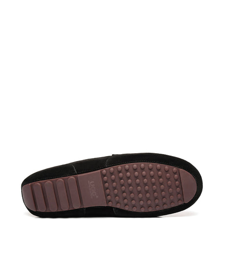 Men's Anthony UGG Moccasin in Black - sheepskin slipper