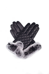 UGG Rabbit Fur Gloves | Red Kado