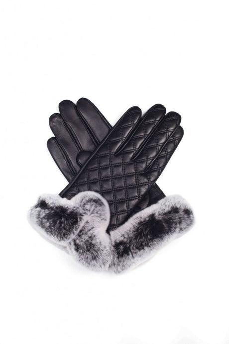 UGG Rabbit Fur Gloves | Red Kado