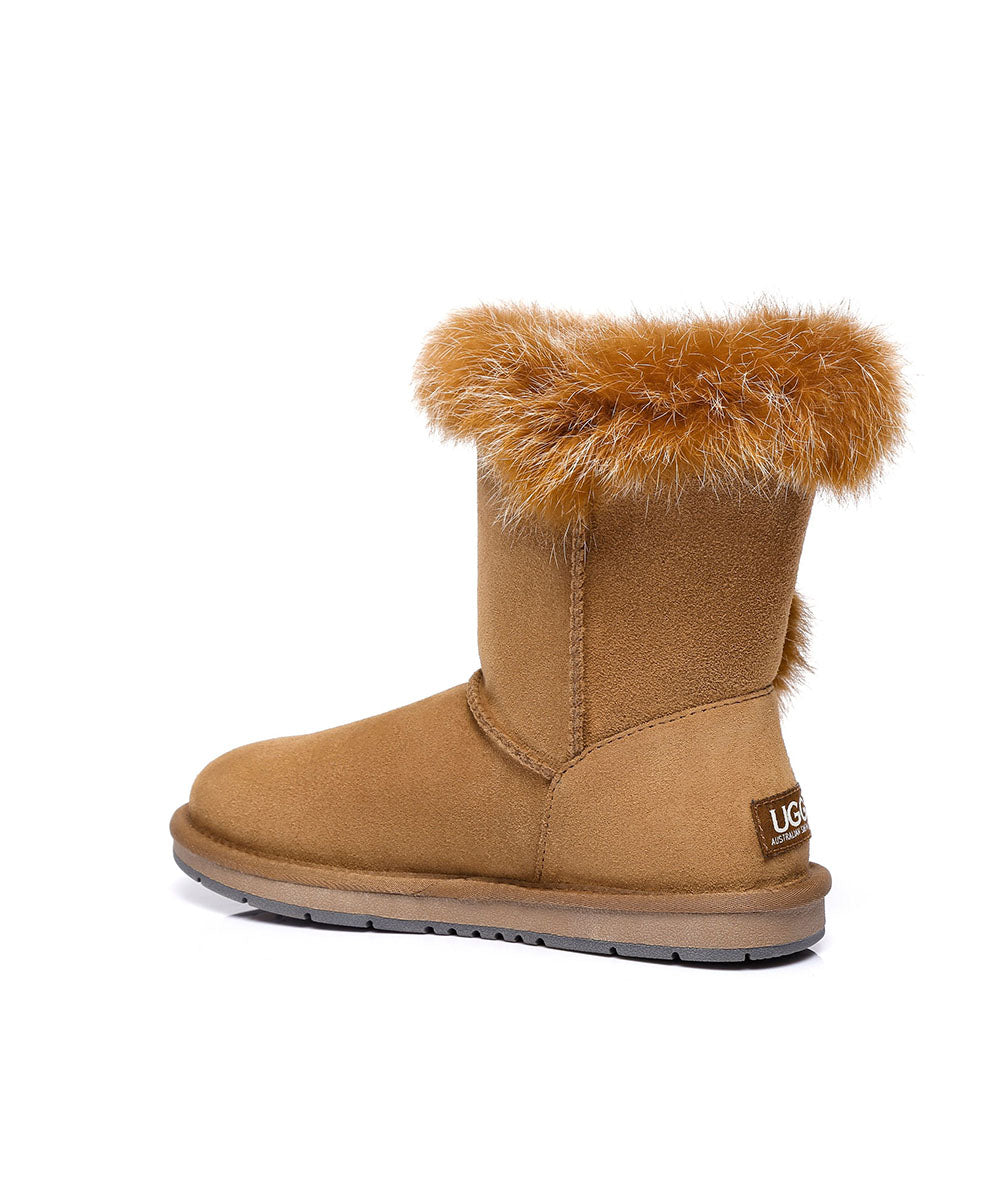 Women’s Dora UGG Fur Boots | Red Kado