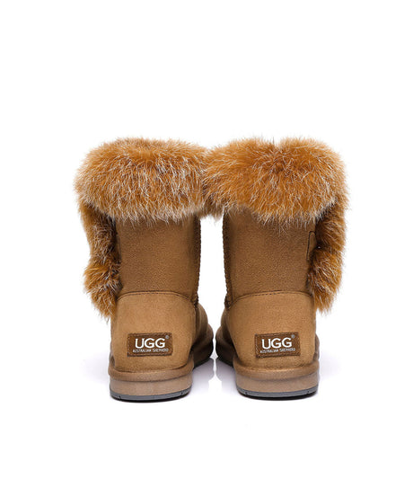 Women’s Dora UGG Fur Boots | Red Kado