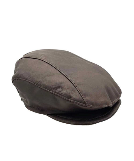 Jacaru Drivers Roo Leather Cap | Red Kado