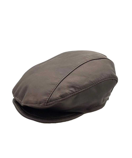 Jacaru Drivers Roo Leather Cap | Red Kado