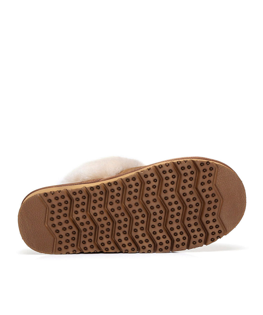 Men's UGG Fuzzy Slipper | Red Kado