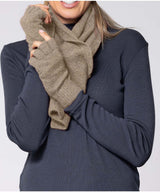 Merino Possum Fingerless Gloves | Red Kado