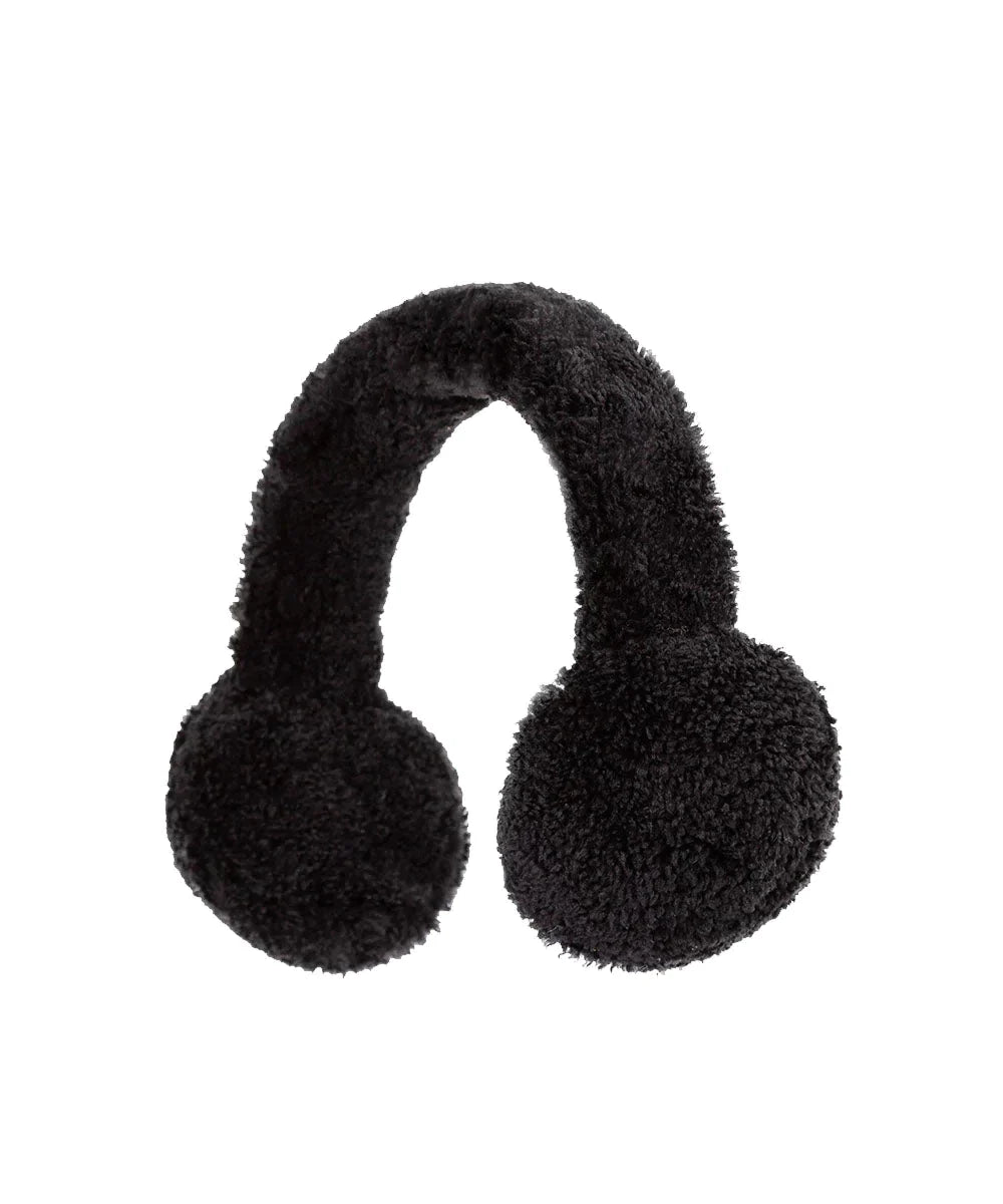 Fluffy UGG Sheepskin Earmuffs | Red Kado