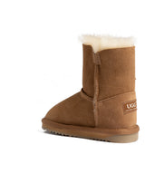 Kids Classic Short Button UGG Boots | Red Kado