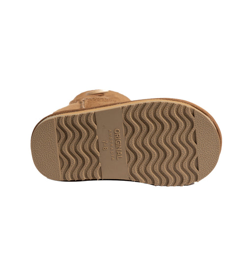 Kids Classic Short Button UGG Boots | Red Kado